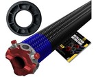 Garage Door Torsion Spring 262x2x35- RED for LEFT SIDE with Nylon Bushing