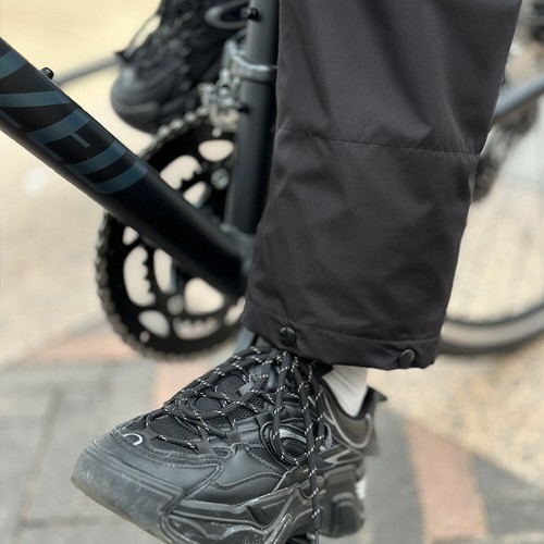 WOSAWE MTB Cycling Reflective Rain Trousers for Men Waterproof Shoe Cover Pants - Picture 9 of 15
