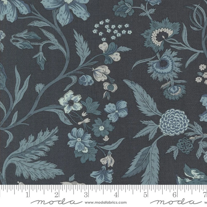 SACRE BLEU 34 Fat Eighths Moda QUILT Fabric French General blue indigo 13970F8 - Image 3 of 4