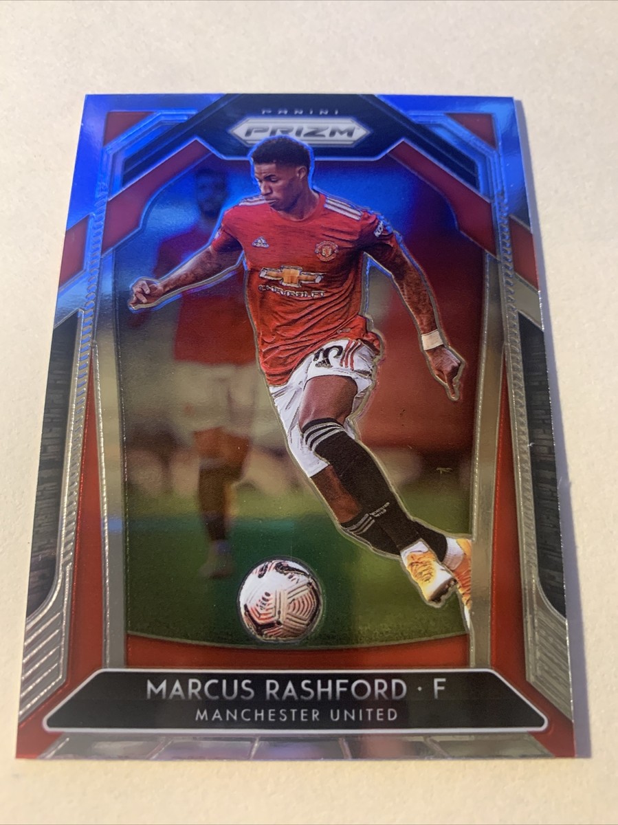 2020-21 Panini Prizm Premier League Marcus Rashford #14 Manchester