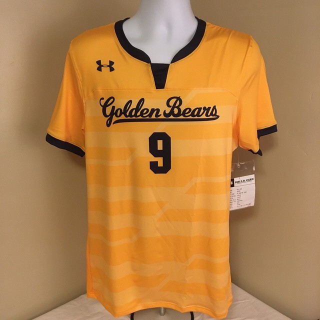 Under Armour Mens Soccer Jersey Cal California Golden Bears 9 Large Sample NWT eBay