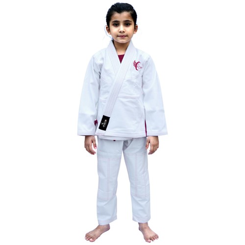 BJJ Gi Niños Trajes de Jiu Jitsu Brasileño Uniformes Kimono MMA Agarre - Imagen 22 de 24
