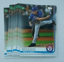 2019 Topps Update US212 Wei-Chieh Huang 10 Count Rookie Card Lot Texas Rangers