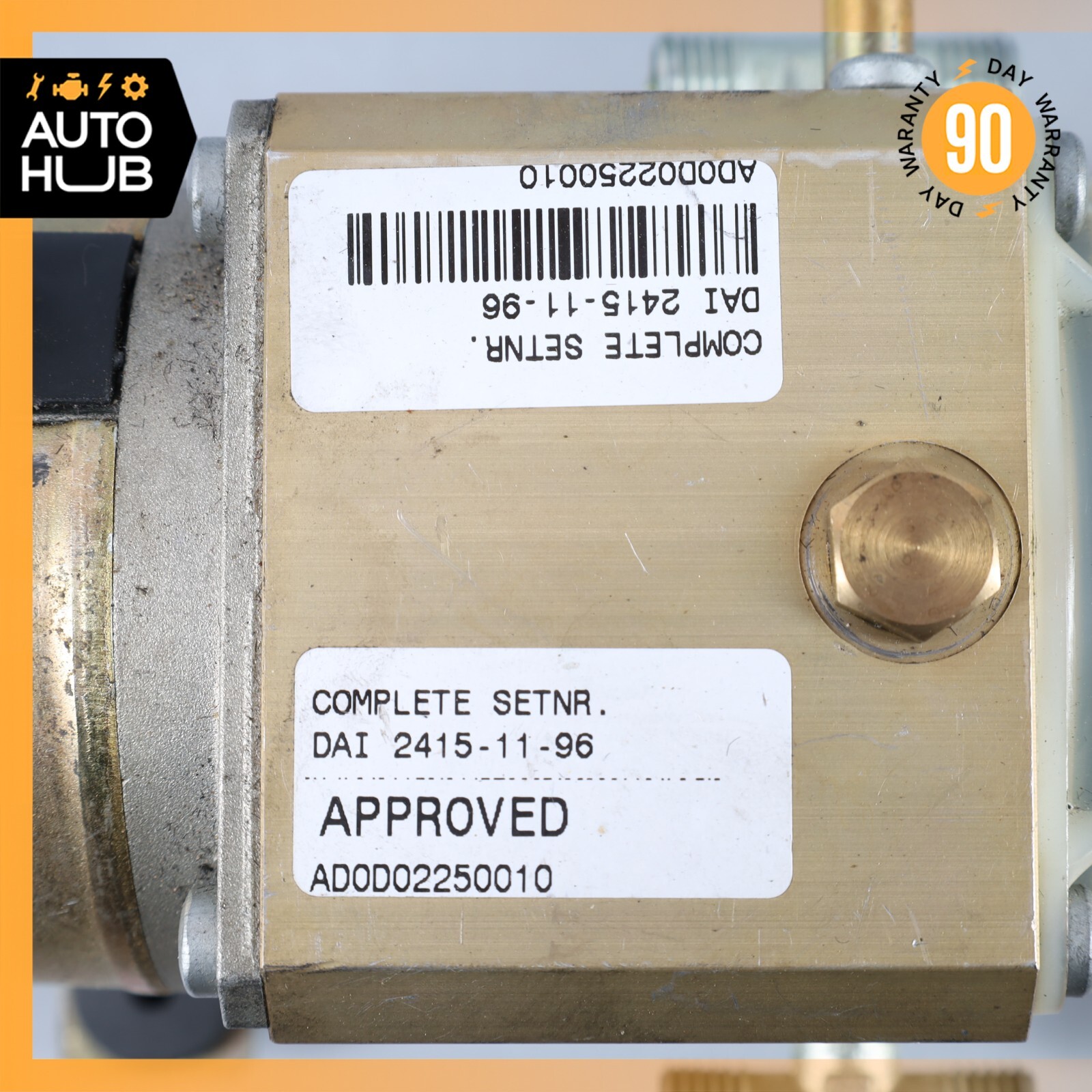 00-04 Aston Martin DB7 Vantage Convertible Top Hydraulic Pump Motor OEM 20k