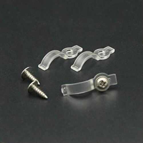 8mm 10mm Silicone Holder Clip Fixing 3528 5050 5630 RGB LED Strip Light - Picture 1 of 11