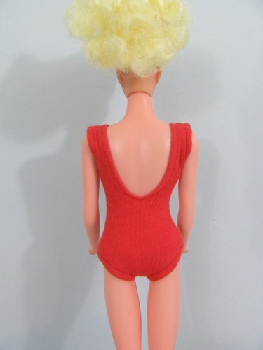 Vintage Clone Barbie - COSTUME DA BAGNO HELENKA MAGLIA ROSSA per bambola Uneeda Wendy - Foto 4 di 9