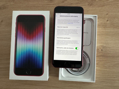 Apple iPhone SE 2022 - 3. Generation - Rot / Red - 128GB - Sehr Guter Zustand