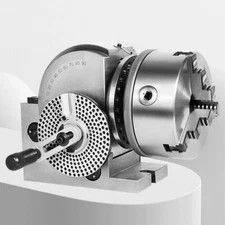 Indexing Dividing Head Headstock Adjustable 3-jaw Chuck for Milling