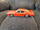 1969 Judge Gto 1: 24 Scale Model Car-Metal-Orange-No. 68039-With Display Case-(D