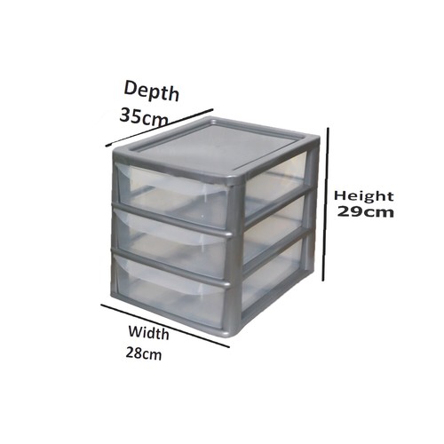 A4 & A5 STORAGE DRAWER UNIT PLASTIC TOWER HOME OFFICE SCHOOL DESKTOP GARAGE - Picture 45 of 82