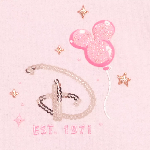Walt Disney World 2024 Pink Sequins Mickey Balloon Spirit Jersey Women Size L - Picture 3 of 5