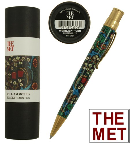 Retro 51 W. Morris Metropolitan Museum of Art Blackthorn Rollerball #MRR-2124 - Bild 1 von 16