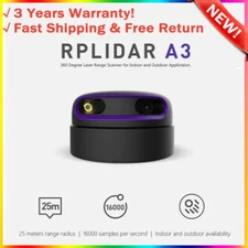 SLAMTEC RPLIDAR A3 25M/82FT Lidar Sensor Laser Range Scanner 360° Scanning Cover