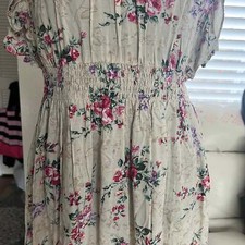 Mine Lightweight Mini Dress Size L Sundress Summer Dress