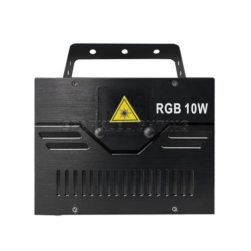 10W RGB Full Color Animation Laser Projector ILDA Stage Light 25KPPS Stage Event - Picture 2 of 13