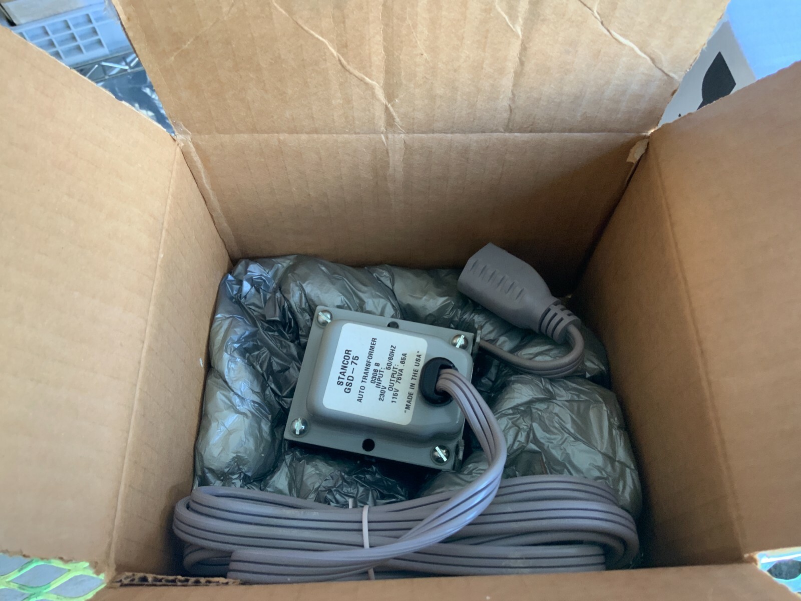 Stancor GSD-75 Step Down Auto Transformer 230V-115V