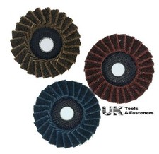 Metalynx Max 115mm Scotchbrite Flap Discs Polishing Disc Coarse Medium Fine