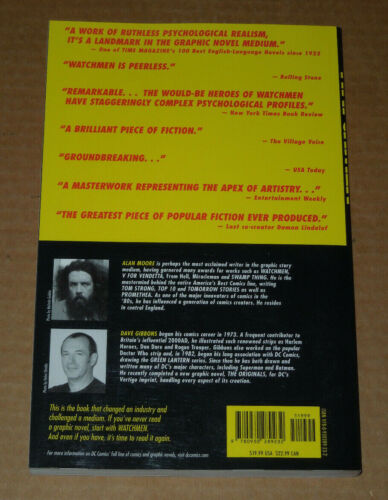 Watchmen de Alan Moore y Dave Gibbons (2005, libro de bolsillo comercial) NUEVO - Imagen 2 de 4