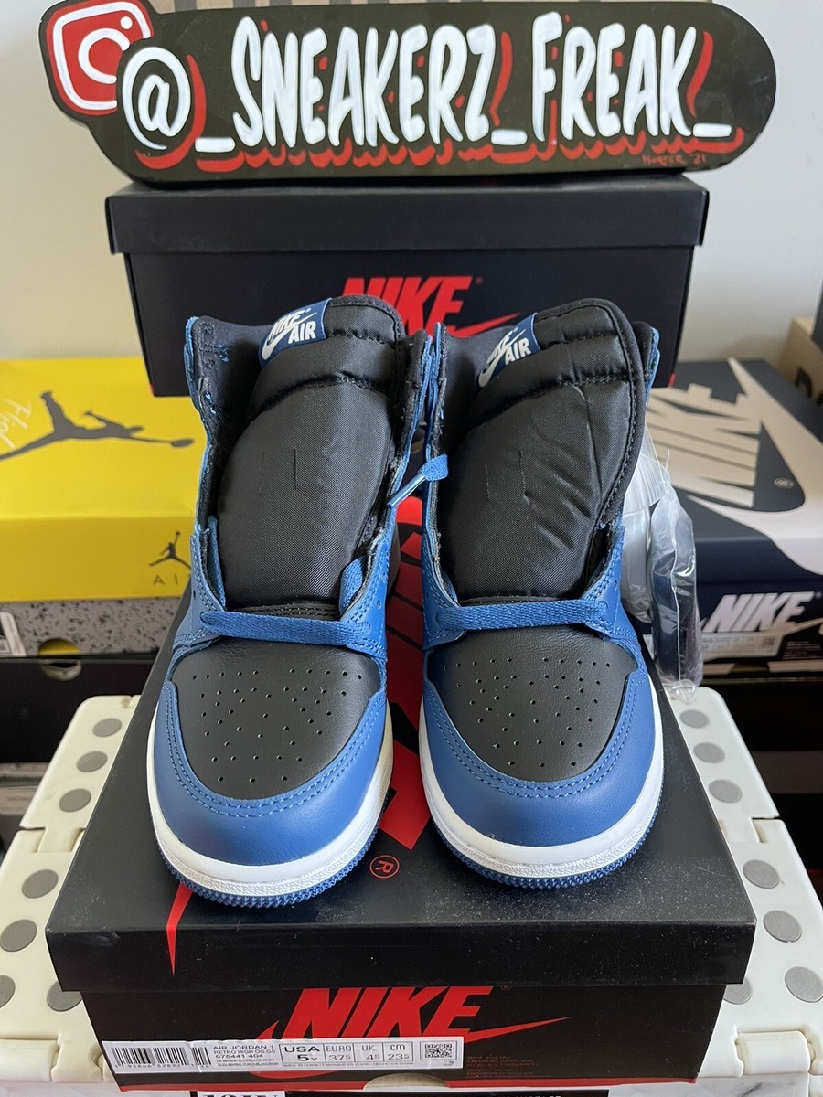 シューズ(男性用) Air Jordan 1 High Dark Marina Blue 25.5 Jordan 1 Retro High OG Dark Marina Blue (TD) | eBay