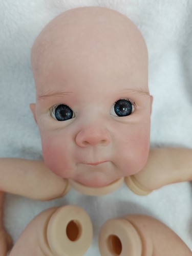 Kit de muñeca bebé Bettie Reborn pintada de aspecto real fresco de 18 pulgadas juguete corporal de tacto suave - Imagen 4 de 10