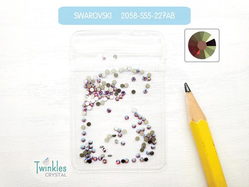 Swarovski 1,7 mm-144 Stck. Flatback Kristall Nagelschmuck Strass 2058-SS5-Clr - Bild 20 von 50