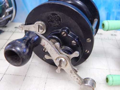 Vintage Penn 350 & 85 Conventional working Saltwater Reel lot Ocean City Bay - Picture 9 of 20