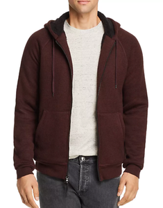 red sherpa lined jacket