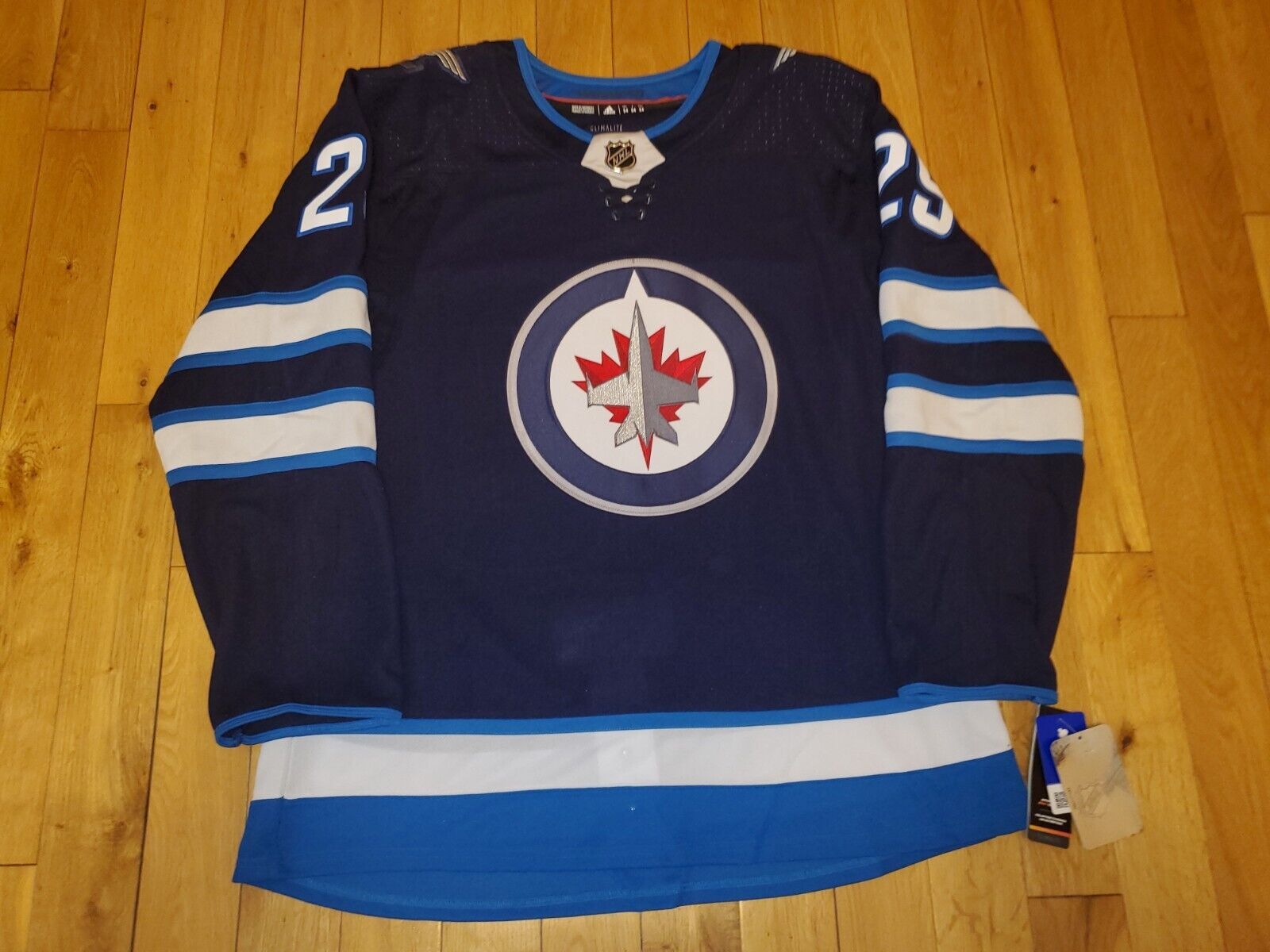 New Authentic Winnipeg Jets Navy Adidas Hockey Jersey