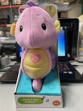 Fisher Price Ocean Wonders Soothe and Glow Seahorse Pink  Musical Plush Toy