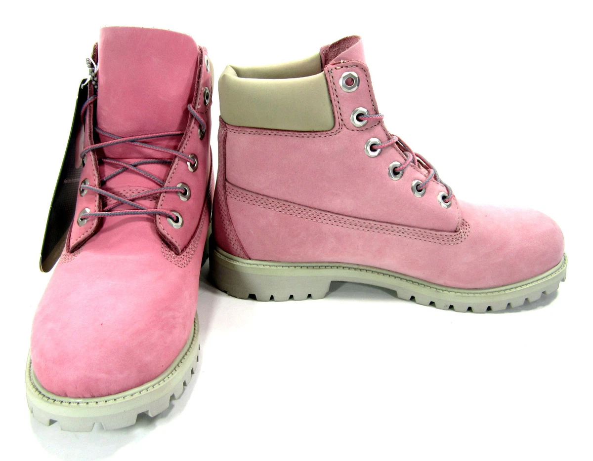 Timberland Shoes 6 Inch Juniors Baby Pink Boots Men 7 9 | eBay