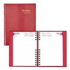 Brownline® 2025 CoilPro™ Daily/Monthly Planner, Untimed Journal, 12 M