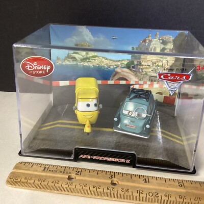 DISNEY CARS 2 APE & PROFESSOR Z VEHICLES Disney Store Larger Size
