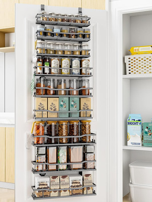 Over the Door Pantry Organizer, 9-Tier over the Door Organizer with Adjustable B