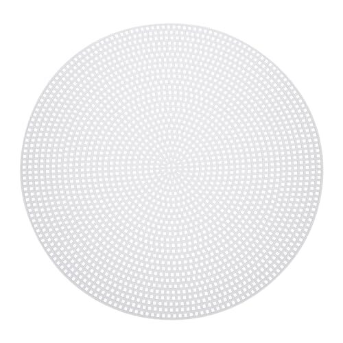 pcs 8" Plastic Mesh Canvas Sheet 13 Count Round Needlepoint Blank Canvas for 10 - Picture 2 of 6