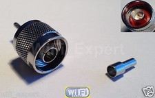 1x N Type Male Jack Solder Crimp RF Connector RG316 RG174 RG179 LMR100 Cable USA