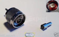 1x N Type Male Jack Solder Crimp RF Connector RG316 RG174 RG179 LMR100 Cable USA