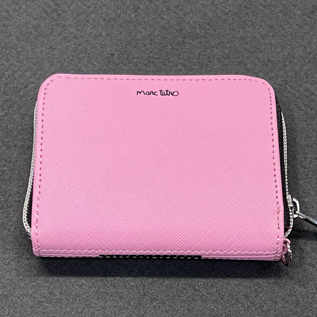 Marc Tetro Pink With Black Cat Backpack Wallet Collection NEW Marc Tetro Pink Mini Backpack Wallet Cardholder Set In  main image 3