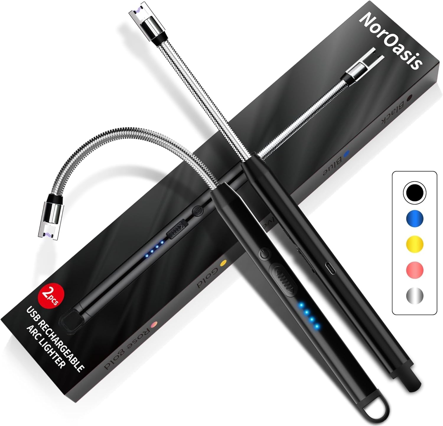 S, Flameless Windproof Long Lighter W