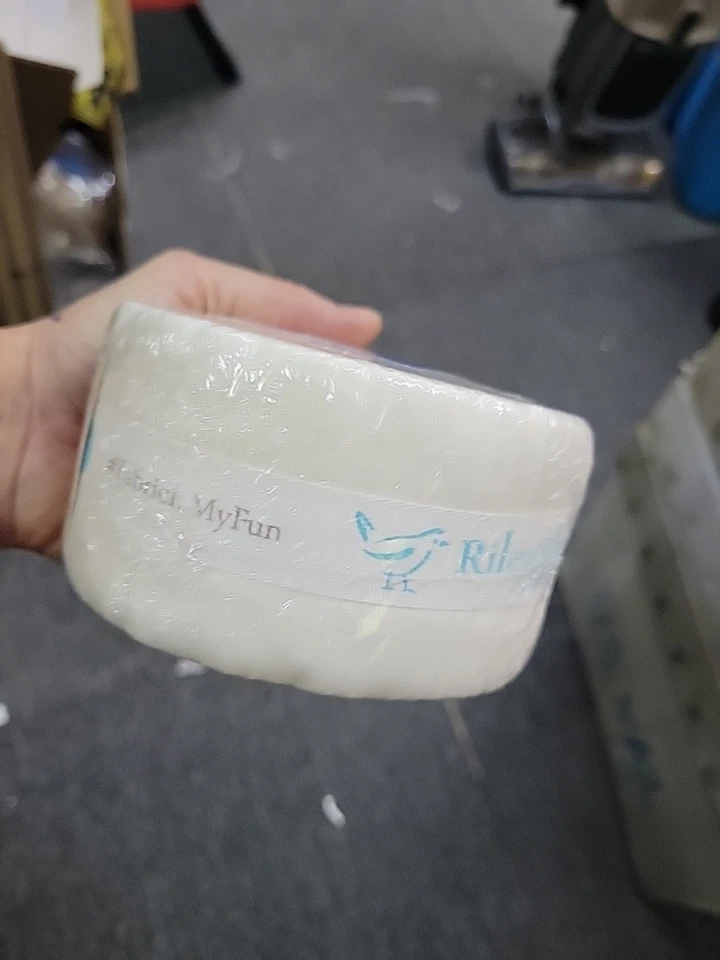 Riley Blake Cotton Jelly Roll Up - Riley White Solid -  40 2.5" strips - Image 3 of 4