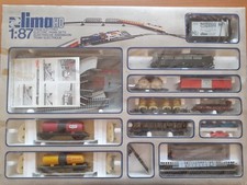 Lima confezione  con un treno merci con due motrici una elettrica  e una diesel