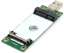 Mini Pcie WWAN Card to USB Adapter with SIM Slot, Mini PCI Express WWAN/LTE/4G M
