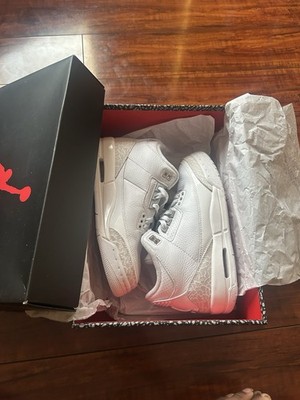 Air Jordan 3 Pure Money Sneakers Size 5y Women 6.5