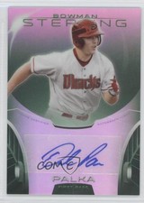 2013 Bowman Sterling Prospect Green Refractor 53/125 Daniel Palka Auto 0n7