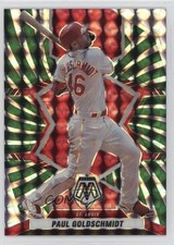 2022 Panini Mosaic Green Swirl Mosaic Prizm 8/12 Paul Goldschmidt #37 s1i