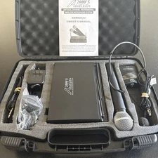 Audio 2000's AWR6032U UHF Wireless Receiver w/ AWX6030M Transmitter & Mic & Head