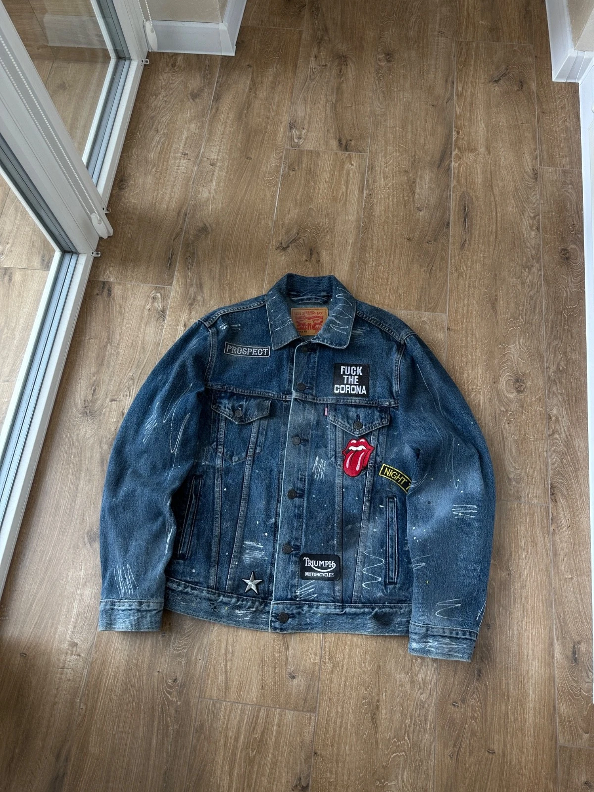 Levi's Hand Made Designer Vintage Fit Denim jacket Size: M
Opens in a new window or tab