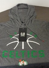 Ultra Game Boston Celtics Lightweight Pullover Hoodie Grey Small NBA Licensed