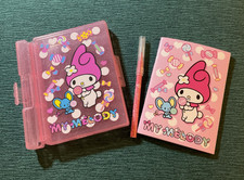 Sanrio My Melody Memo Pad Pen in Plastic Case hello kitty Unused