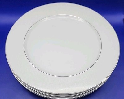 Crown Victoria Dinner Plates Lot of 4 Fine China Empress Pattern  10.25  NICE