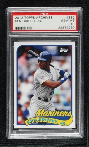 2012 Topps Archives Ken Griffey Jr #220 PSA 10 GEM MT HOF